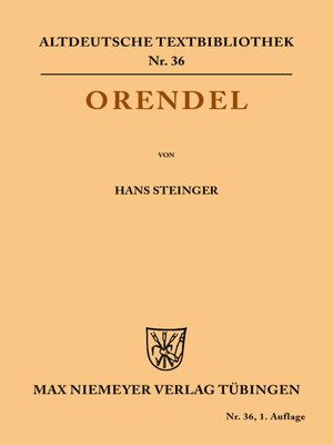 cover image of Orendel